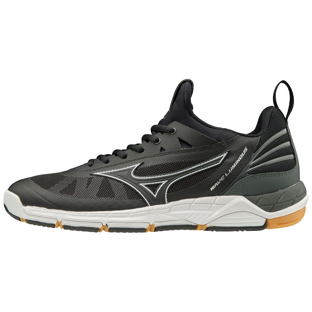 Zapatillas Voleibol Mizuno WAVE LUMINOUS Hombre Negras/Gris Ofertas LSKZ-69270